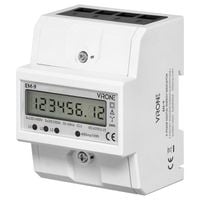 Virone Licznik wskaźnik zużycia energii elektr. 3-fazowy 100A 4 moduły th35