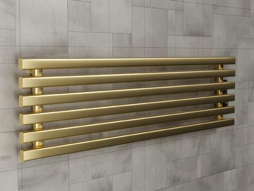 Grzejnik poziomy HORYZONT6 45x100 złoty na Arena.pl