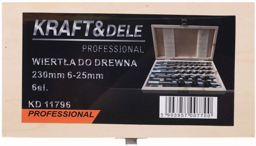 wiertła do drewna 230mm 6-25mm kd11796 na Arena.pl