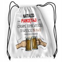 Plecak Dla Natalii Sportowy Szkolny Worek Torba Z Nadrukiem Ze Zdjęciem