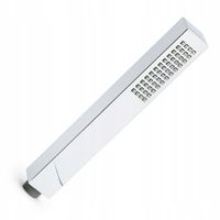 SŁUCHAWKA PRYSZNICOWA KWADRATOWA RĄCZKA NATRYSKOWA CHROMOWANA SOLIDNA