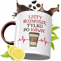 Kubek Bordowy Dla Listonosza Na Urodziny Prezent Z Nadrukiem Ze Zdjęciem