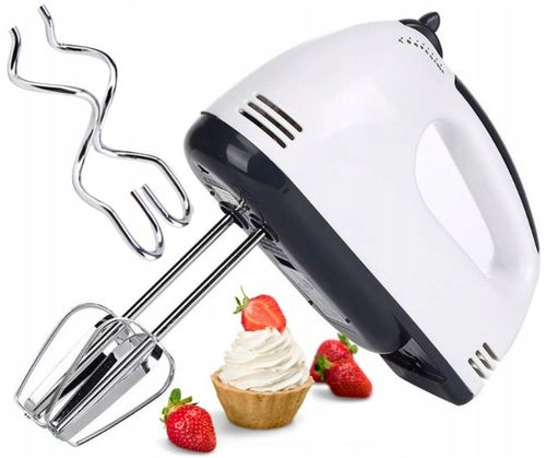 MIKSER RĘCZNY ROBOT KUCHENNY 7 PRĘDKOŚCI + 4 KOŃCÓWKI ZESTAW MOCNY na Arena.pl