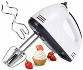 MIKSER RĘCZNY ROBOT KUCHENNY 7 PRĘDKOŚCI + 4 KOŃCÓWKI ZESTAW MOCNY