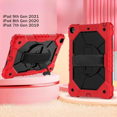 Pancerne Etui do iPad 7/8/9 Generacji 10.2 Cali Czerwone na Arena.pl