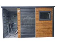 Domek Ogrodowy 2x2,5m  Wiata 1m  Okno Sosna norweska Drewnopodobny  ID630