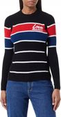 Love Moschino Sweter damski Slim Fit długi rękaw okrągły dekolt Rozm40