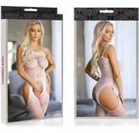 SEXY BODYSTOCKING OPINAJĄCY KOMBINEZON Z DZIURKĄ