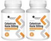 Aliness Kolostrum Kozie SIARA 500 mg Odporność Colostrum Stres Mięśnie