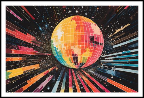 Plakat 91,5x60cm Disco Gra! na Arena.pl