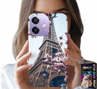 ETUI DO OPPO A60 5G - PARYŻ WIEŻA EIFFLA PIĘKNE MIEJSCA PLECKI