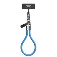 audi uniwersalna smycz do telefonu 28cm 8mm niebieski/blue au-hsl8-r8/d1-be