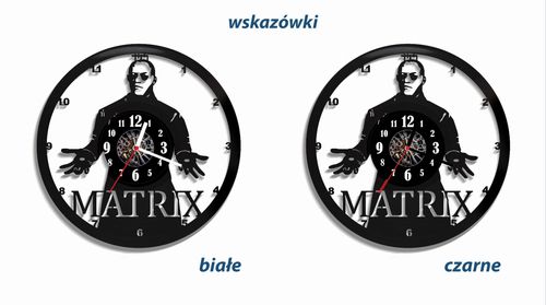 Zegar ścienny z płyty winylowej Matrix 24.4 na Arena.pl