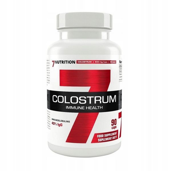 7Nutrition Colostrum 600mg siara bydlęca 90 kaps zdjęcie 1