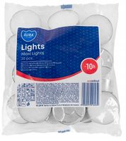 Świeca tealight parafinowa Bezzapachowa Aura 20 szt. 10 h