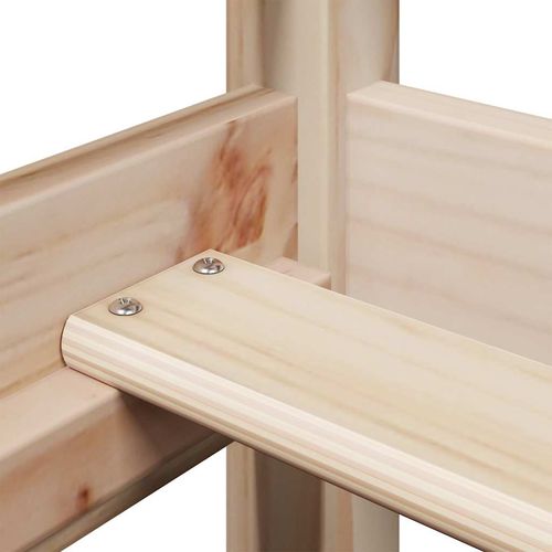 Łóżko dzienne z daszkiem, 80x200 cm, lite drewno sosnowe na Arena.pl