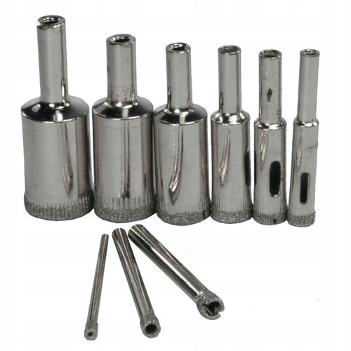 OTWORNICE DIAMENTOWE DO GRESU, PŁYTEK, GLAZURY, SZKŁA, PROFI 14 szt 6-68 BL na Arena.pl