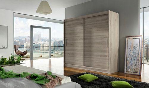 DUŻA SZAFA PRZESUWNA Bega I 180 pojemna garderoba na Arena.pl