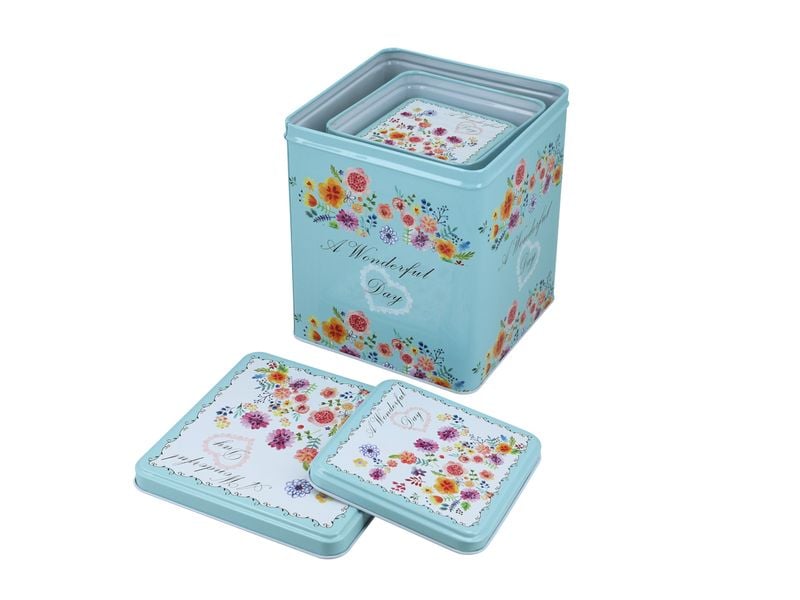 Kpl. 3 puszek metalowych zdjęcie 3