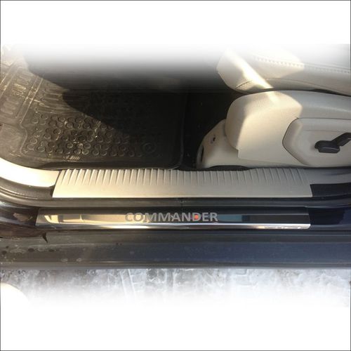 Listwa progowa JEEP COMMANDER Stal nierdzewna 304 połysk 4szt na Arena.pl