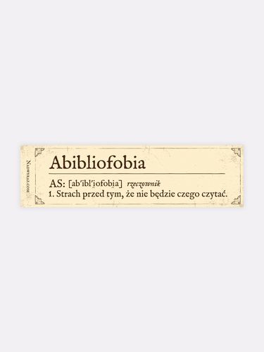 abibliofobia zakładka 0977 na Arena.pl
