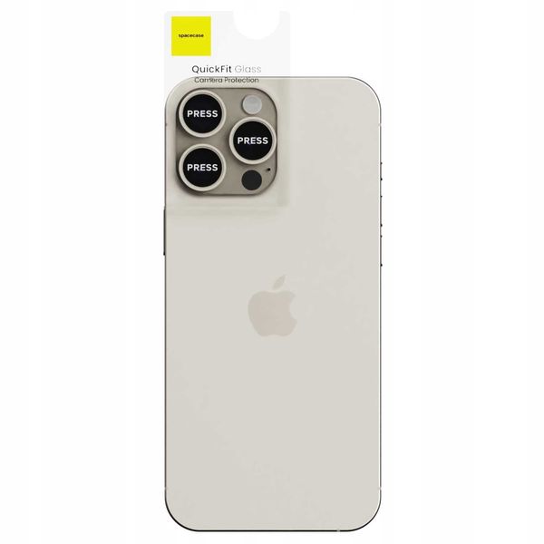 Spacecase Quickfit Camera Iphone 15 Pro/15 Pro Max Titanium zdjęcie 5