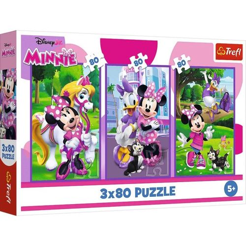 ND01_247678 PUZZLE 3x80 Minnie i przyjaciele /Dis na Arena.pl