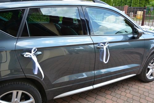 Dekoracja samochodu ozdoby na auto do ślubu A24 na Arena.pl