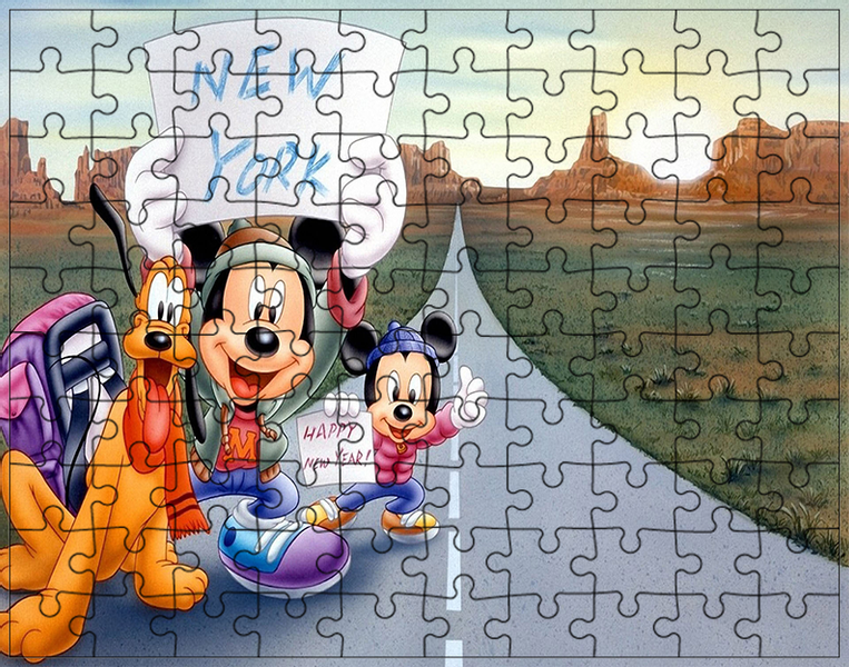 Puzzle Myszka Miki zdjęcie 1
