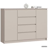 Komoda K140 Kaszmir 138 cm 2 drzwi 4 szuflady 4 półki 138x40x99 cm