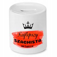 Dla Szachisty Skarbonka Najlepszy Na Świecie Z Nadrukiem Ze Zdjęciem
