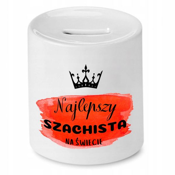 Dla Szachisty Skarbonka Najlepszy Na Świecie Z Nadrukiem Ze Zdjęciem zdjęcie 1