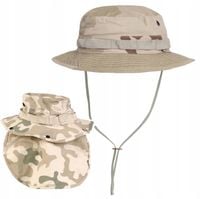 Kapelusz wojskowy z nakarczkiem BOONIE HELIKON turystyczny us desert 61cm