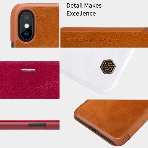 ETUI CASE | NILLKIN QIN | IPHONE X 10 | BOOK-CASE na Arena.pl