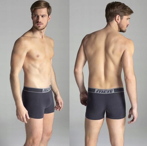 6 X GATTA BOXER BOKSERKI MĘSKIE BAWEŁNA SZARE BIAŁE XL na Arena.pl