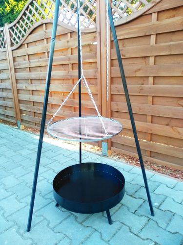 GRILL OGRODOWY WISZĄCY TRÓJNÓG PALENISKO WĘGLOWY 5 na Arena.pl