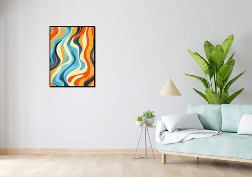 Plakat 60x80cm Tańczące Fale na Arena.pl