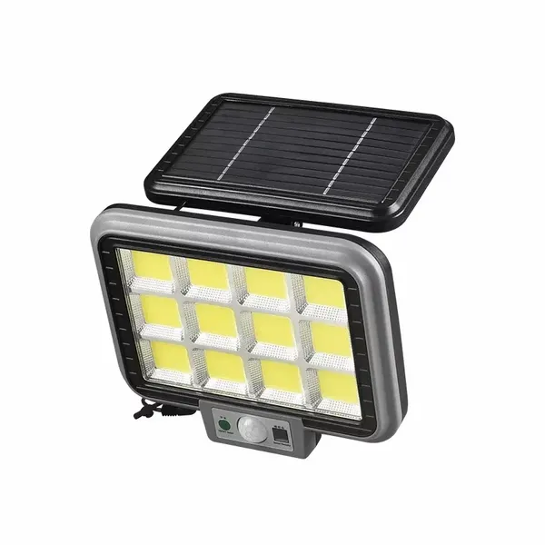 Duży Halogen Solarny Hs-8022 Pilot, Czujnik Ruchu I Zmierzchu 40W zdjęcie 1