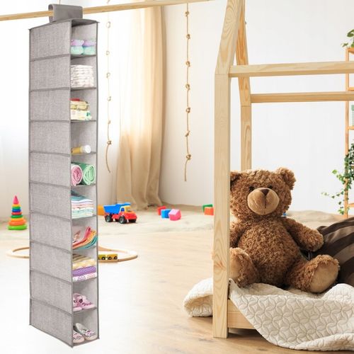 ORGANIZER WISZĄCY DO SZAFY WIESZAK 10 PÓŁEK REGAŁ na Arena.pl