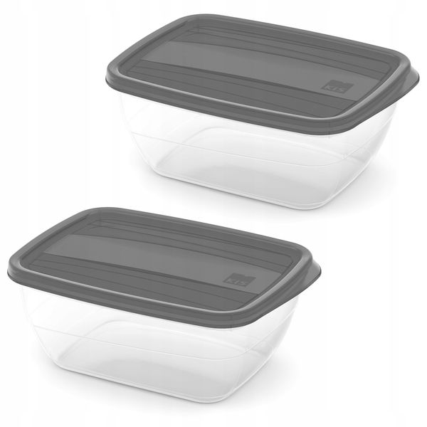 Curver Zestaw Pojemników Śniadaniowych 2 x 1,3L zdjęcie 1