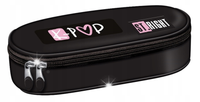 PIÓRNIK PRZYBORNIK Z KLAPKĄ SASZETKA USZTYWNIONA STRIGHT PC-01 PINK K-POP