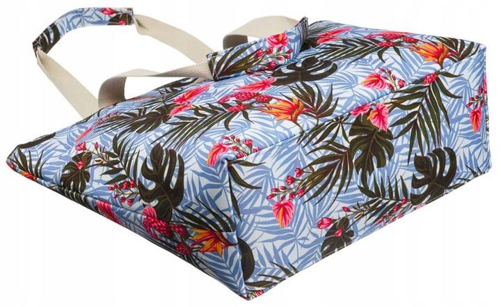 Torba Plażowa Duża Zapinana Na Zamek Torebka Shopper z Podszewką Piknik XXL zdjęcie 7