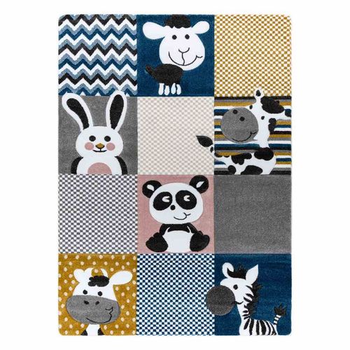 RUG/LU/TINIES/ZOO/CREAM+GREY/140x190 na Arena.pl