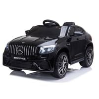 Mercedes Benz GLC63S dla dzieci Czarny Lakier + Pilot + Napęd 4x4 + MP3 LED + EVA + Wolny Start