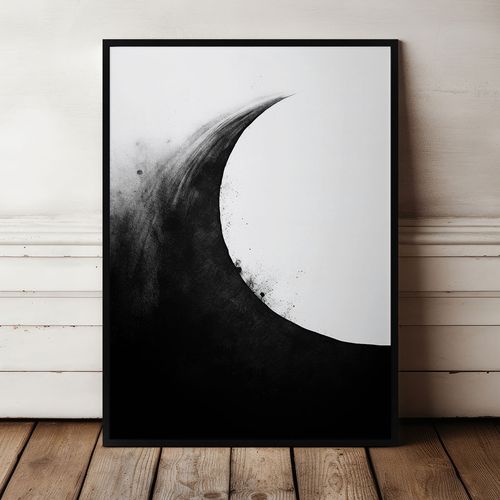 Plakat czarna fala 30x40 cm na Arena.pl