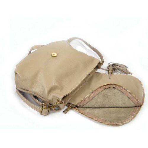 TOREBKI SKÓRZANE LISTONOSZKI a5 VERA PELLE BEŻOWA VP1017T na Arena.pl