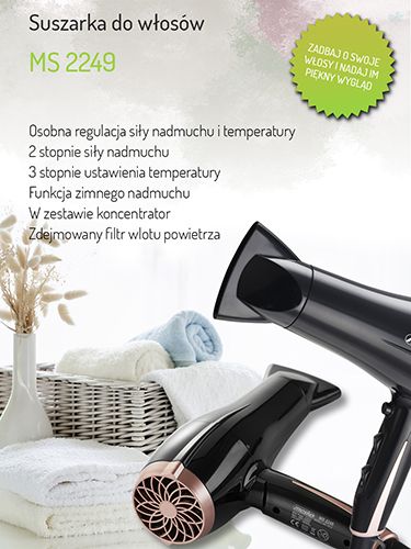 MS 2249 Suszarka 2000W na Arena.pl