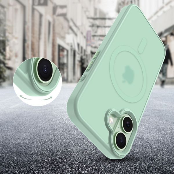 tech-protect magmat magsafe iphone 17 matte sage zdjęcie 5