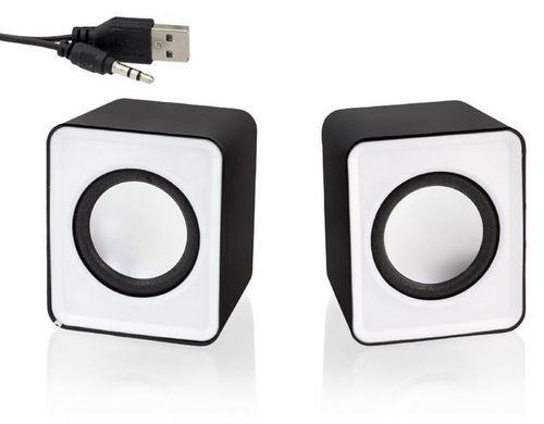 EXTRA GŁOŚNIKI 2X 3W USB PC LAPTOP MULTIMEDIALNE na Arena.pl
