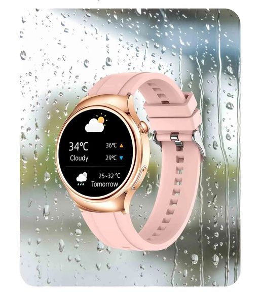SMARTWATCH ZEGAREK WATCH DAMSKI MENU PL ROZMOWY AMOLED POWIADOMIENIA SPORT ET390 zdjęcie 3